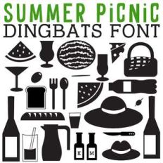 cg summer picnic dingbats
