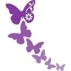 butterflies and flower