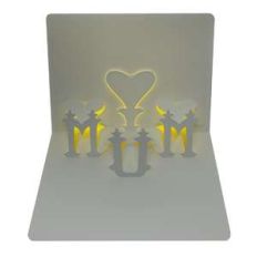 mum hearts popup card