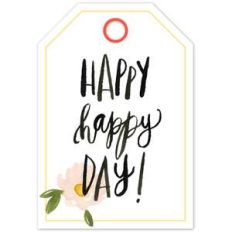 happy happy day tag