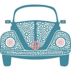 hippie car mandala