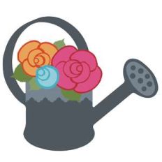 floral watering can