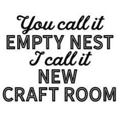 empty nest new craft room