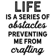 life is a series of obstacles