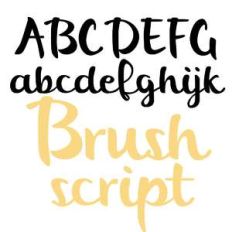 pn brush script