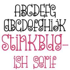 pn stinkbugish serif