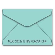 happy birthday envelope in french