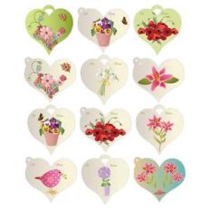 easter flowers gift tags
