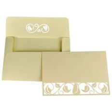 romance flat card and envelope