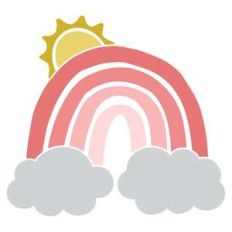 rainbow with sun