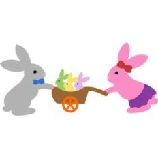 easter bunny family