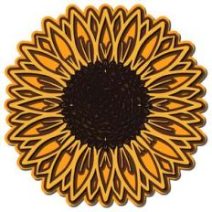 layered sunflower