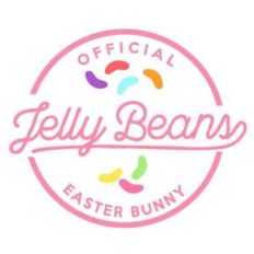 easter jelly bean label and tag