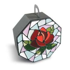 gift box with stained glass rose