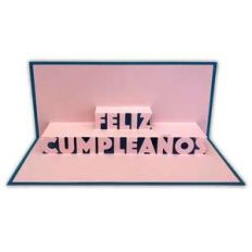 pop-up happy birthday in spanish