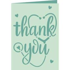medical thank you card