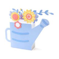 3d floral watering can