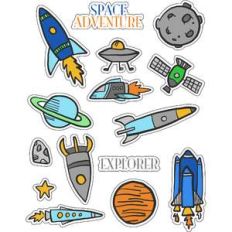ml outer spacey stickers