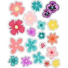 ml sweet little flowers stickers