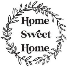 home sweet home wreath