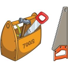 echo park toolbox and saw