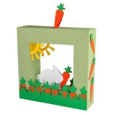 bunny’s carrot easter diorama