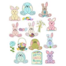 bunnies planner stickers