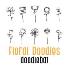 floral doodles doodlebat