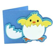 baby chick being born card