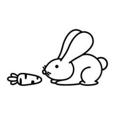 bunny with carrot