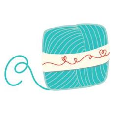 blue yarn