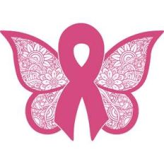 ribbon butterfly zentangle