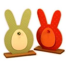 bunny peg for egg menu or place card