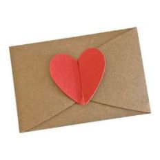 gift card holder with heart