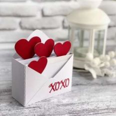 love letter box card