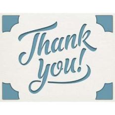 a2 insert card thank you