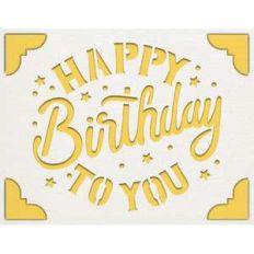 a2 insert card happy birthday