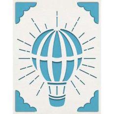 a2 insert card hot air balloon