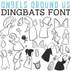 cg angels around us dingbats