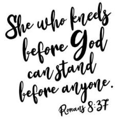 she who kneels before god
