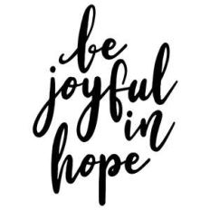 be joyful in hope