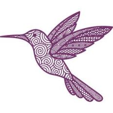 hummingbird zentangle mandala