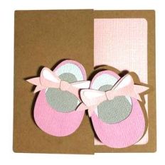 shoes baby card