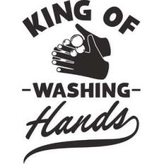 king of washing hands