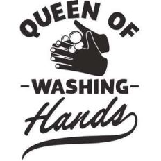 queen of washing hands