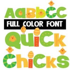quick chicks color font