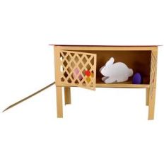 easter bunny rabbit hutch