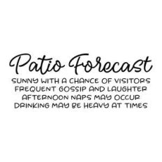 patio forecast