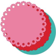 12x12 circle background shapes