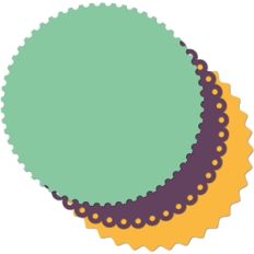 12x12 circle background shapes